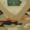 Brown Camo Camo Cotton Wreath Mesh Football Top