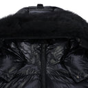 Black/Black Kings Puffer Jacket Shearling