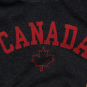 Grey Canada Feather Trim Hoodie