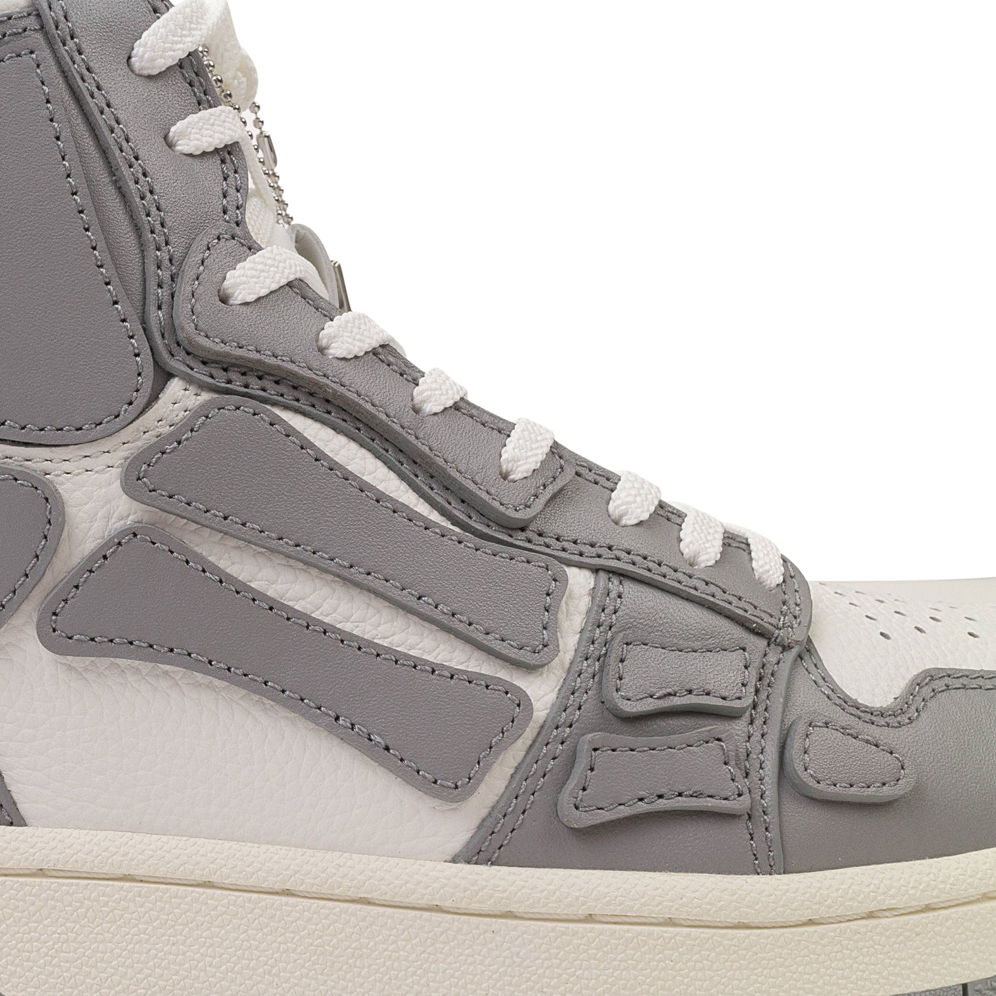 Amiri Skel Top Hi - Gray/White