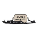 Natural/Black Canvas Embroidery Camera Case