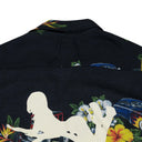 Multicolor Hot Rod Hawaiian Girl Button-Up