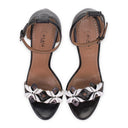 SANDALES CHEVREAU BICOLORE HEELS