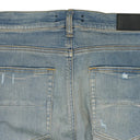 Blue Broken Flare Skinny Jeans