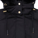 Black/Black Gold Series Satin 3Q Jacket
