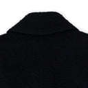 Navy Single-Breasted Coat