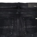 PLAID THRASHER BLACK SKINNY JEANS