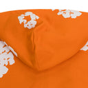 Orange Cotton Wreath Zip-UP Hoodie