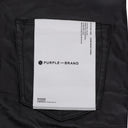 Black High Shine Cargo Shorts
