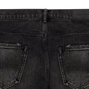Black Studded Vintage Flare Jeans