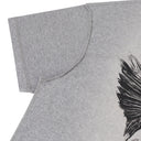 Heather Grey Textured Inside Out T-shirt
