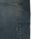 Black Carpenter Flared Denim