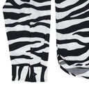 Multi Zebra Print Button Up Shirt