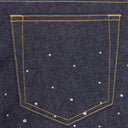 Indigo Star Dust Denim Shorts