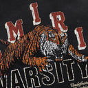 Black Vintage Tiger Varsity Hoodie