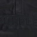 Black Leather Short Sleeve Polo