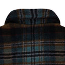 Brown Plaid Check Felted Shirt