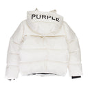 White Nylon Puffer Jacket