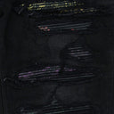 Black Rainbow Paisley Thrasher Jean