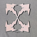 Heather Grey Bolt Arrow Hoodie