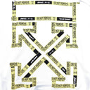 White Tape Arrow Hoodie