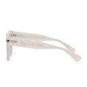 Pearl / Blue Classic Logo Sunglasses