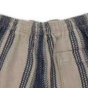 Grey Stripe Linen Training Pants