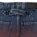 Blue Dyed Denim Pants