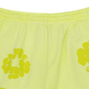 Neon Green Mono Wreath Sweatshorts