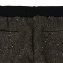Black Sand Herringbong Sequins Sweatpants