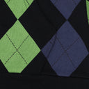 Green Intarsia Zip Hoodie