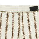 Cream Stitch Track Flare