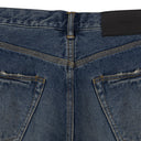 Blue Calcium Powder Distressed Jeans