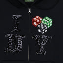 Black I Dice NY Zip Hoodie