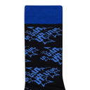 Black/Blue Candy Socks
