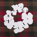 Red Cotton Wreath Pajama Pants