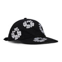 Black Cotton Wreath Fitted Cap