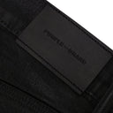 Black Coated Flare Jeans