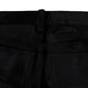 Black Cowhide Pants