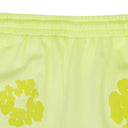 Neon Green Mono Wreath Sweatshorts