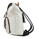 Cream Canvas Rucksack Backpack