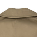 Beige Belted Peacoat