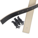 Birch/Black MA Logo 4cm Reversible Belt