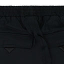 Black Half Zip Cargo Pants