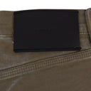 Tan Fracture Coated Jeans