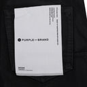 Black Side Zip Coated Clean Wide-Leg Jeans