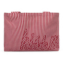 Red / White Kiss My Grits Gingham Tote Bag