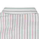 White Pinstripe RBG Button-Up Shirt