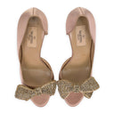 PINK POUDRE (P45) GARAVANI SCARPE CRYSTAL BOW HEELS