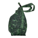 GREEN MEDIUM ANIMAL PRINT MESH TOTE